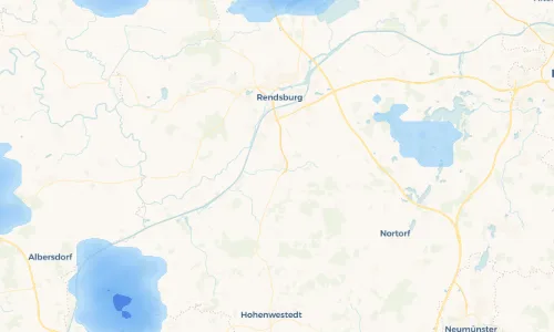 Regenradar Vorschaubild - Aktuelle Niederschläge in Jevenstedt und Umgebung