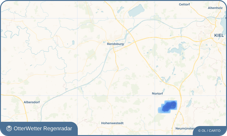 OtterWetter Regenradar-Widget Jevenstedt