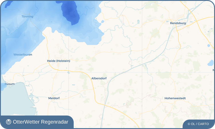 OtterWetter Regenradar-Widget Jützbüttel
