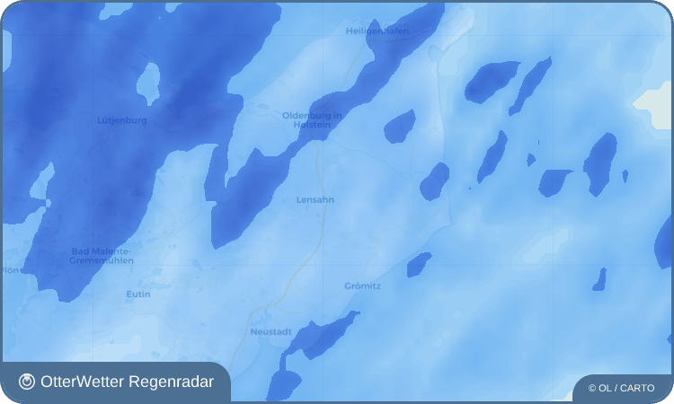 Widget-Vorschau für Kabelhorst Wetter-Widget-Vorschau mit Vorhersagedaten für Kabelhorst