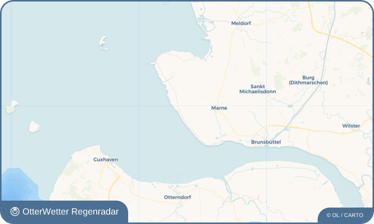 OtterWetter Regenradar-Widget Kaiser-Wilhelm-Koog