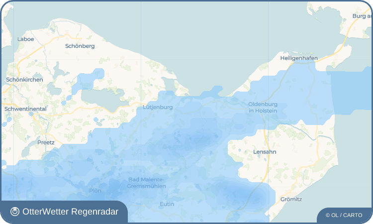 Wetter-Widget-Vorschau mit Vorhersagedaten für Kaköhl