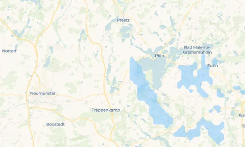 Regenradar Vorschaubild - Aktuelle Niederschläge in Kalübbe und Umgebung