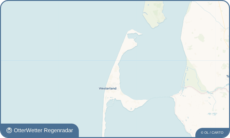 OtterWetter Regenradar-Widget Kampen (Sylt)