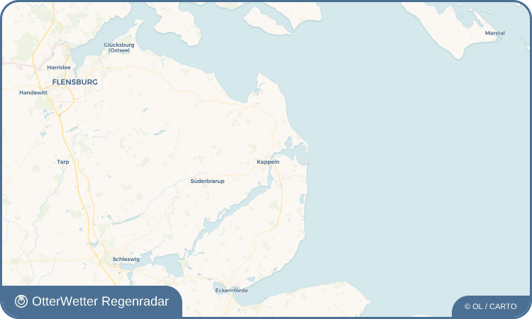 OtterWetter Regenradar-Widget Kappeln