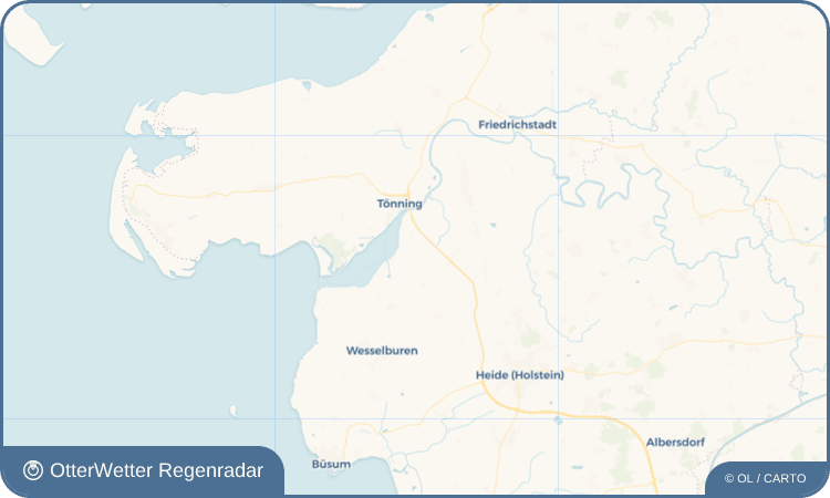 OtterWetter Regenradar-Widget Karolinenkoog