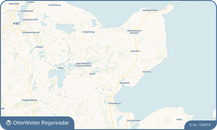 Widget-Vorschau für Kasseedorf Wetter-Widget-Vorschau mit Vorhersagedaten für Kasseedorf