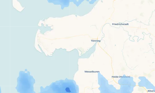 Regenradar Vorschaubild - Aktuelle Niederschläge in Katingsiel und Umgebung