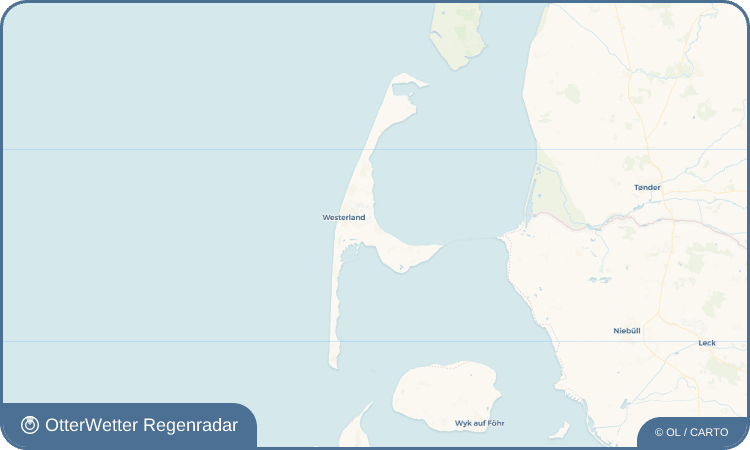 OtterWetter Regenradar-Widget Keitum