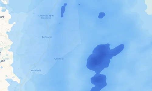 Regenradar Vorschaubild - Aktuelle Niederschläge in Kellenhusen (Ostsee) und Umgebung