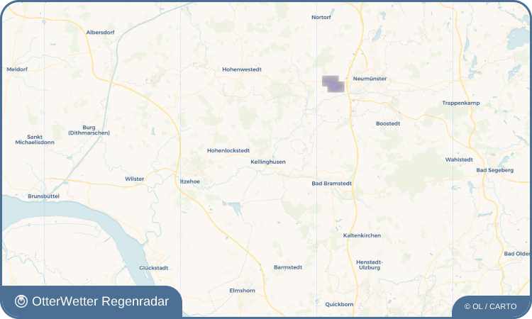 OtterWetter Regenradar-Widget Kellinghusen