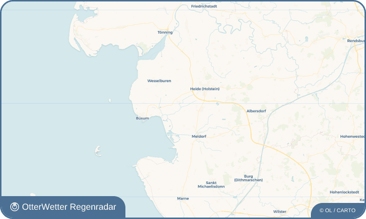 Widget-Vorschau für Ketelsbüttel Wetter-Widget-Vorschau mit Vorhersagedaten für Ketelsbüttel