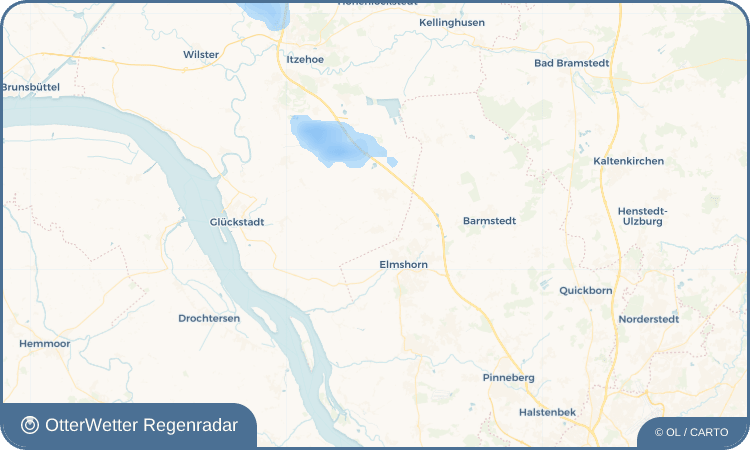 OtterWetter Regenradar-Widget Kiebitzreihe