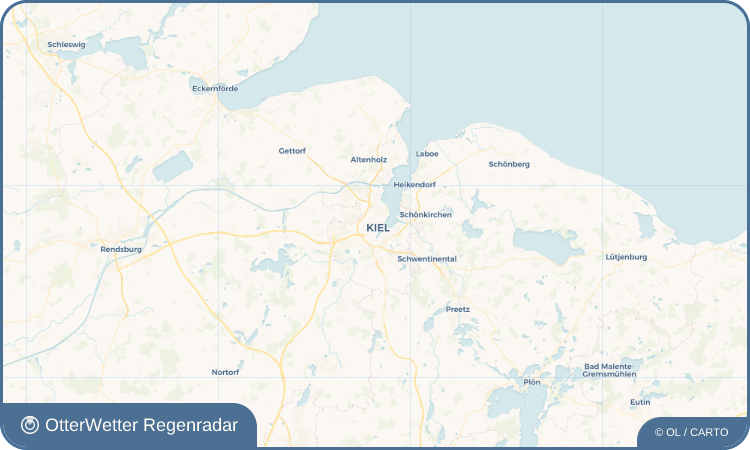 OtterWetter Regenradar-Widget Kiel