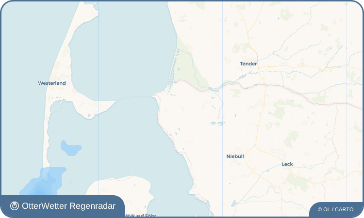 OtterWetter Regenradar-Widget Klanxbüll