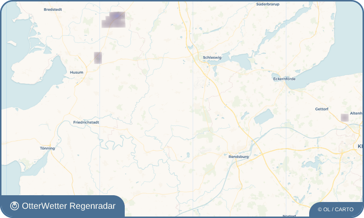 OtterWetter Regenradar-Widget Klein Bennebek