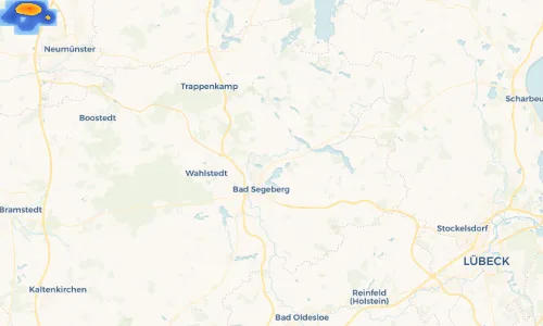 Regenradar Vorschaubild - Aktuelle Niederschläge in Klein Rönnau und Umgebung