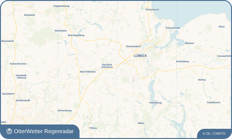 OtterWetter Regenradar-Widget Klein Wesenberg