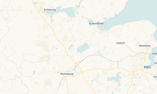 Regenradar-Vorschau: aktuelle Niederschläge in Klein Wittensee und Umgebung