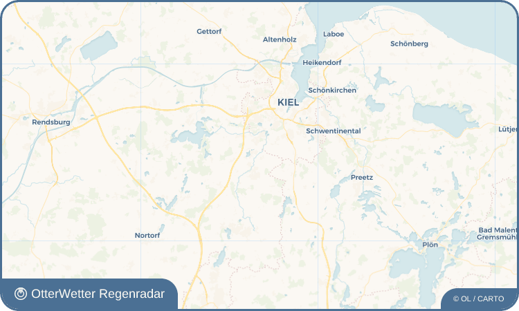 OtterWetter Regenradar-Widget Kleinflintbek