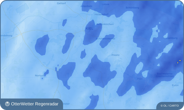 OtterWetter Regenradar-Widget Kleinhavighorst