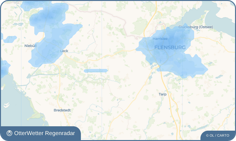 OtterWetter Regenradar-Widget Kleinwiehe
