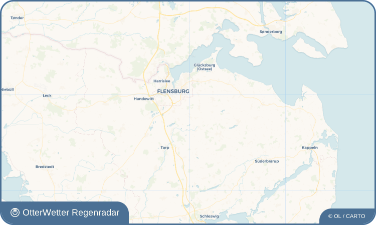 OtterWetter Regenradar-Widget Kleinwolstrup