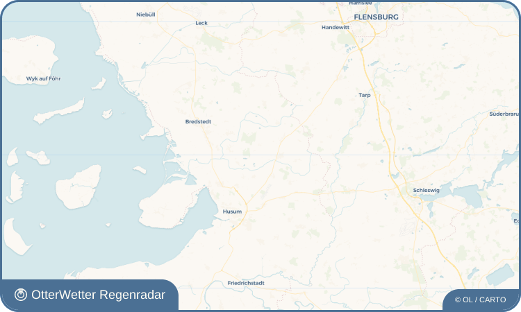 OtterWetter Regenradar-Widget Kragelund