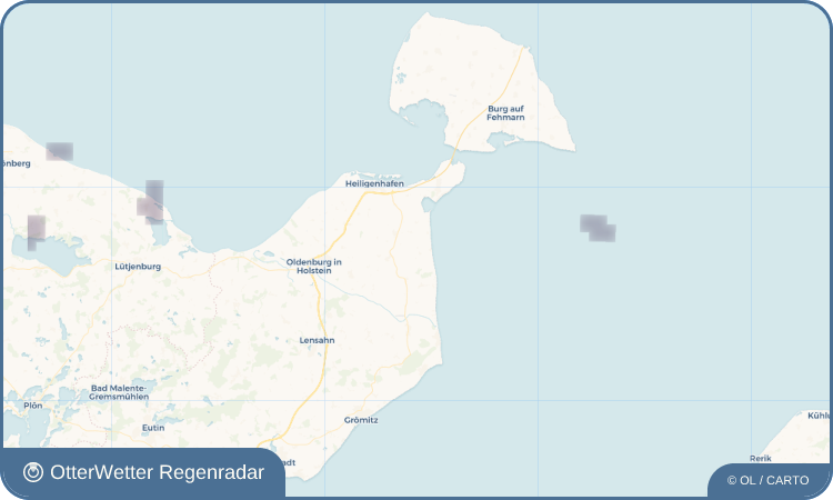 OtterWetter Regenradar-Widget Kraksdorf