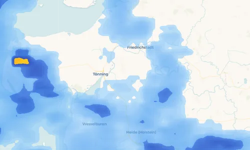 Regenradar Vorschaubild - Aktuelle Niederschläge in Krempel und Umgebung