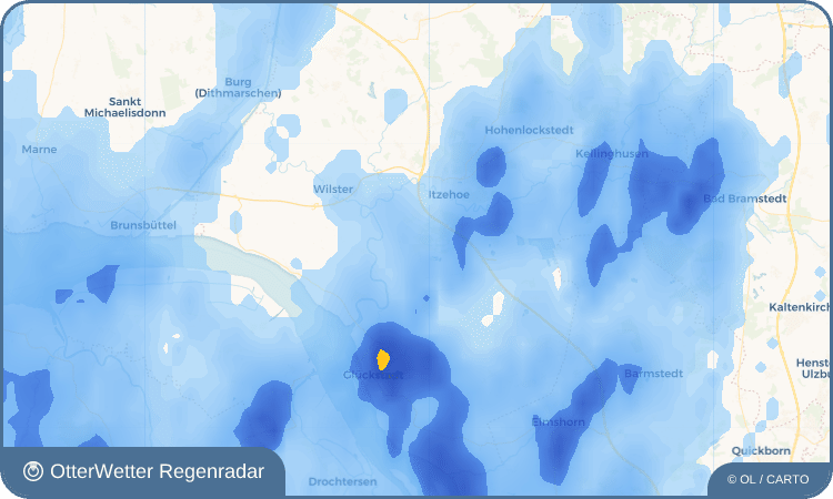 Wetter-Widget-Vorschau mit Vorhersagedaten für Krempermoor