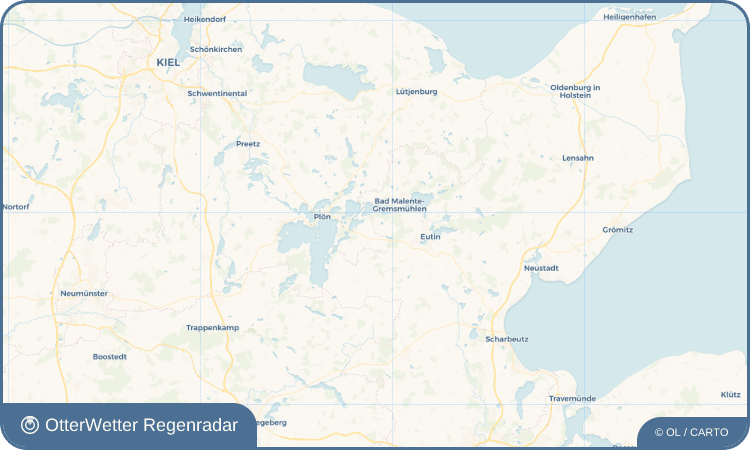 OtterWetter Regenradar-Widget Kreuzfeld