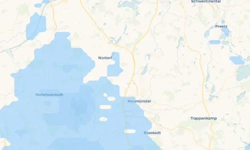 Regenradar Vorschaubild - Aktuelle Niederschläge in Krogaspe und Umgebung
