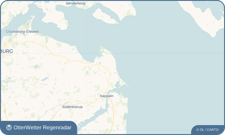 OtterWetter Regenradar-Widget Kronsgaard