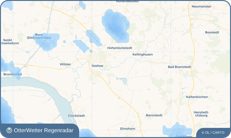OtterWetter Regenradar-Widget Kronsmoor