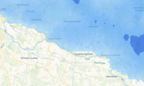 Regenradar-Vorschau: aktuelle Niederschläge in Krukow und Umgebung