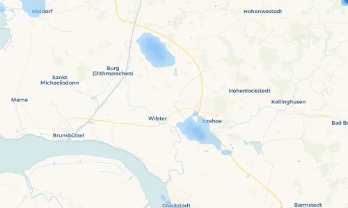 Regenradar Vorschaubild - Aktuelle Niederschläge in Krummendiek und Umgebung