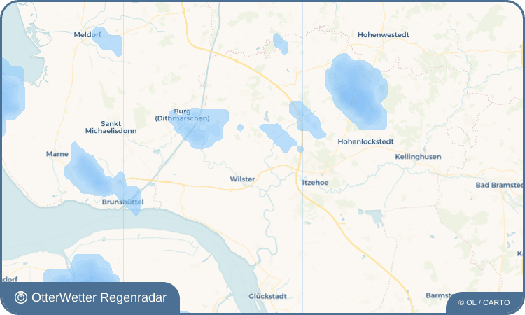 OtterWetter Regenradar-Widget Krummendiek