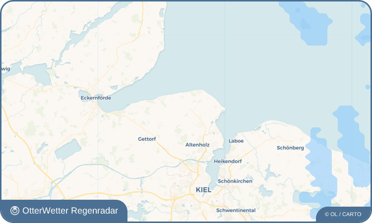 OtterWetter Regenradar-Widget Kuhholzberg