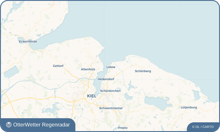 Widget-Vorschau für Laboe Wetter-Widget-Vorschau mit Vorhersagedaten für Laboe