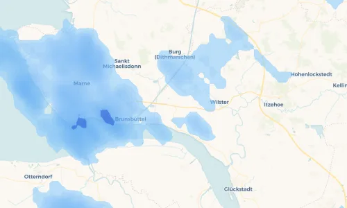 Regenradar Vorschaubild - Aktuelle Niederschläge in Landscheide und Umgebung
