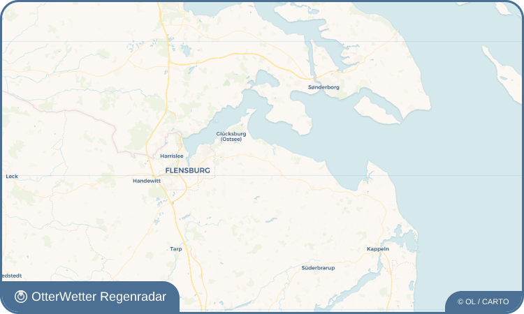 OtterWetter Regenradar-Widget Langballig