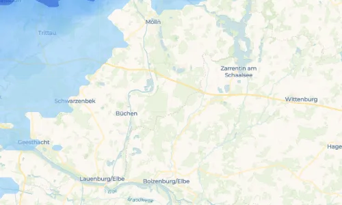 Regenradar Vorschaubild - Aktuelle Niederschläge in Langenlehsten und Umgebung