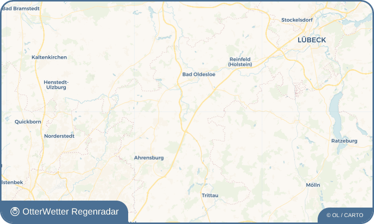 OtterWetter Regenradar-Widget Lasbek-Gut