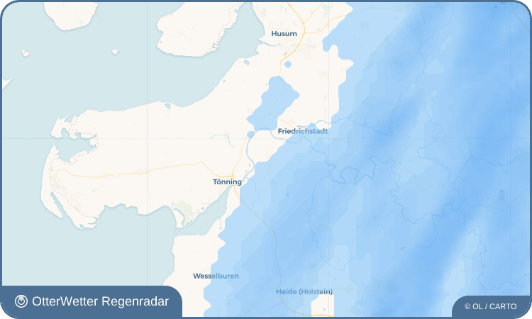 OtterWetter Regenradar-Widget Lehe