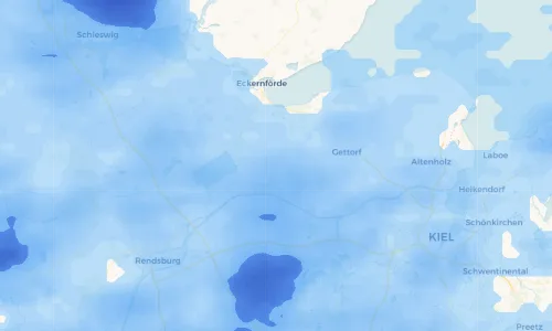 Regenradar Vorschaubild - Aktuelle Niederschläge in Lehmkuhl und Umgebung