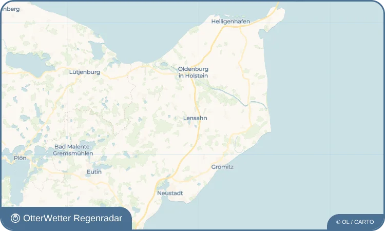 Widget-Vorschau für Lensahn Wetter-Widget-Vorschau mit Vorhersagedaten für Lensahn
