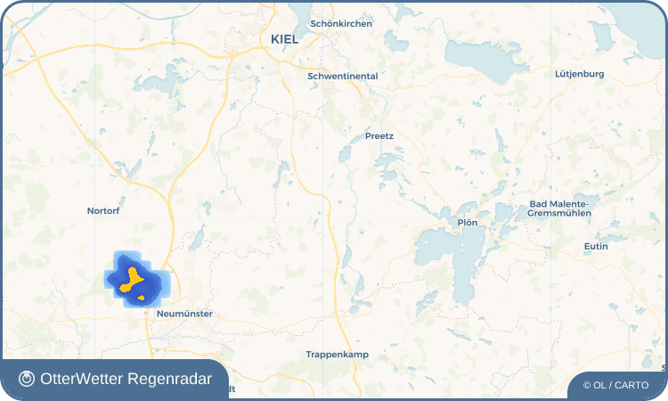 OtterWetter Regenradar-Widget Löptin