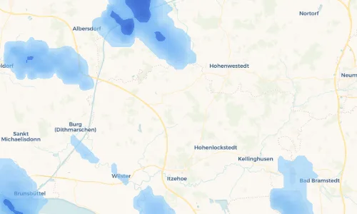 Regenradar Vorschaubild - Aktuelle Niederschläge in Looft und Umgebung