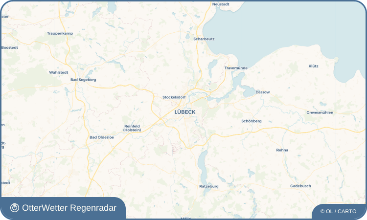 OtterWetter Regenradar-Widget Lübeck